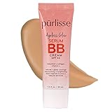 pūrlisse Ageless Glow Serum BB Cream SPF 40 : Clean & Cruelty-Free, Full & Flawless Coverage, Hydrates with Collagen | Medium 1.4oz